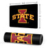 Iowa State University Primary Logo Black Gaming Mouse Pad